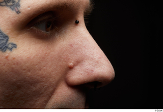 HD face Skin Dio cheek nose piercing skin pores skin…